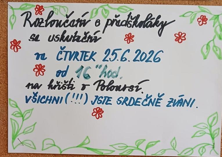 Rozloučení s&nbsp;předškoláky